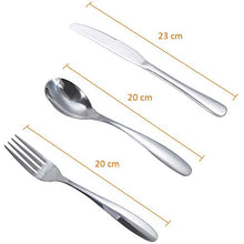 Carica l'immagine nel visualizzatore di Gallery, Lictin Set Posate monoblocco in Acciaio Inossidabile da Beige
