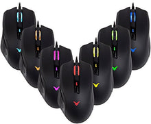 Carica l'immagine nel visualizzatore di Gallery, AmazonBasics - Mouse gaming multicolore, con macro programmabili, DPI di...