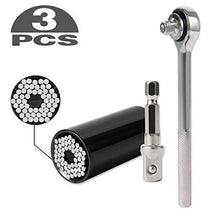 Carica l'immagine nel visualizzatore di Gallery, Chiave a bussola universale 7 – 19 mm, ceshumd chiave a cricchetto...
