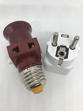 Carica l'immagine nel visualizzatore di Gallery, Portalampada voleuse a vite E27 con interruttore 6 A, 220.00V Lot De 1 Douille