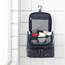 Carica l'immagine nel visualizzatore di Gallery, Tuscall Beauty Case da Viaggio appendere Borsa Toilette - Blu Flamingo - Ilgrandebazar