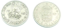 Carica l'immagine nel visualizzatore di Gallery, Confezione da due monete britanniche replica, una con scellino. Georgivs VI... - Ilgrandebazar