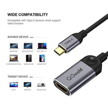 Carica l'immagine nel visualizzatore di Gallery, USB C HDMI Adattatore,QGeeM Cavo adattatore C a 4K, da...
