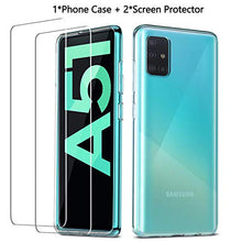 Carica l'immagine nel visualizzatore di Gallery, QHOHQ Cover per Samsung Galaxy A51 + 2 Pezzi Vetro