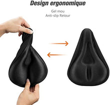 Carica l'immagine nel visualizzatore di Gallery, Rixow Coprisella Bici Comfort Sellino Cuscino per MTB con...