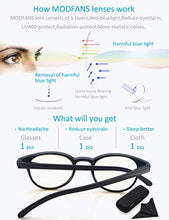 Carica l'immagine nel visualizzatore di Gallery, Occhiali Anti Luce Blu,Sutable per lo Schermo del +0.00, Nero - Ilgrandebazar