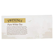 Carica l'immagine nel visualizzatore di Gallery, Twinings Pure White Tea 25 Filtri