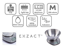 Carica l'immagine nel visualizzatore di Gallery, EXZACT Bilance da Cucina/ Bilancia Elettronica ad Alta Precisione con Argento - Ilgrandebazar