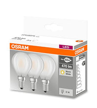 Carica l'immagine nel visualizzatore di Gallery, Osram BASE CLAS P Lampada LED E14, 4.5 W, Luce calda, 3 Lamp [Classe di... - Ilgrandebazar