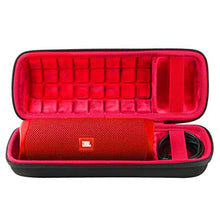 Carica l'immagine nel visualizzatore di Gallery, co2CREA Duro Viaggio Caso Copertina per JBL Flip external black,interior red
