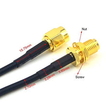 Carica l'immagine nel visualizzatore di Gallery, TOOHUI Cavo Prolunga Antenna, Antenna Extension Cable SMA 5m, RP-SMA... - Ilgrandebazar