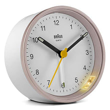 Carica l'immagine nel visualizzatore di Gallery, Orologio Sveglia Analogico Classico Braun con Snooze e Luce, Movimento al... - Ilgrandebazar