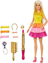Carica l'immagine nel visualizzatore di Gallery, Barbie- Ricci Perfetti, Bambola Bionda con Capelli Lunghi da Pettinare con... - Ilgrandebazar