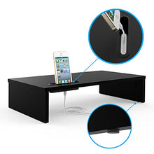 Carica l'immagine nel visualizzatore di Gallery, BONTEC Supporto per Monitor in Legno, da Scrivania con...