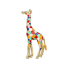 Carica l'immagine nel visualizzatore di Gallery, AILUOR Giraffe Spilla, Smalto Spilla s Animale Sveglio Multicolore - Ilgrandebazar