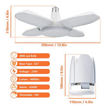 Carica l'immagine nel visualizzatore di Gallery, Gezee Lampada da Garage a LED, 48W E27 6500K 4800Lm, Negozio...