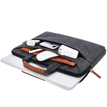 Carica l'immagine nel visualizzatore di Gallery, DOMISO 17.3 Pollici Borsa a Tracolla per Laptop Pollici, Marrone
