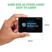 Carica l'immagine nel visualizzatore di Gallery, Protezione RFID, Befekt Gears [2 Pezzi] Carte Anti RFID/NFC, di...