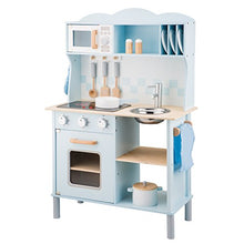 Carica l'immagine nel visualizzatore di Gallery, New Classic Toys Kitchenette-Modern-Electric Cooking, Colore Blu, 11065 Blu