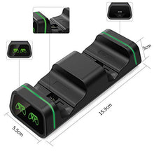 Carica l'immagine nel visualizzatore di Gallery, KINGTOP Ricarica Controller Xbox one con batteria ricaricabile 2x 1200mAh...