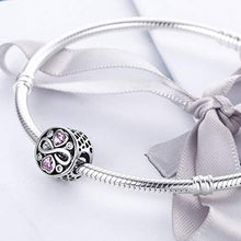 Carica l'immagine nel visualizzatore di Gallery, Ciondolo in argento Sterling 925 a simbolo amore eterno, compatibile con... - Ilgrandebazar