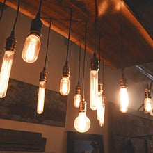 Carica l'immagine nel visualizzatore di Gallery, DiCUNO E27 Vintage Portalampada, Edison retro lampada a 6P, Brass - Ilgrandebazar