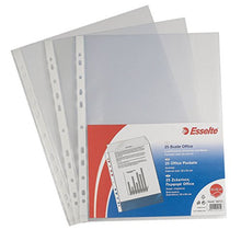 Carica l'immagine nel visualizzatore di Gallery, ESSELTE Buste perforate OFFICE - PPL antiriflesso - f.to 15 x 21 cm -... - Ilgrandebazar