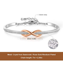 Carica l'immagine nel visualizzatore di Gallery, Angelady Infinito Braccialetti Donna, Bracciale Regolabile San Valentino... - Ilgrandebazar