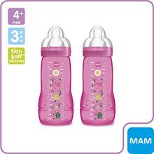Carica l'immagine nel visualizzatore di Gallery, MAM ZEDMM902F Easy Active, Set 2 Biberon con tettarella flusso rapido,...