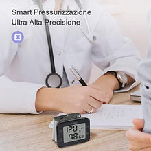 Carica l'immagine nel visualizzatore di Gallery, HYLOGY Misuratore di Pressione da Polso Digitale, Sfigmomanometro e...