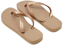 Carica l'immagine nel visualizzatore di Gallery, Havaianas Top Tiras, Infradito Donna 33/34 EU, Oro Rose Gold