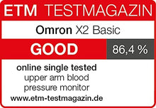 Carica l'immagine nel visualizzatore di Gallery, OMRON X2 Basic Misuratore di Pressione Arteriosa da Braccio - Apparecchio Automatico per Misurare la Pressione Sanguigna a Casa
