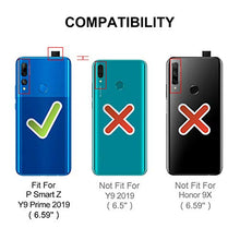 Carica l'immagine nel visualizzatore di Gallery, HOOMIL Cover per Huawei P Smart Z, Flip Case in Pelle PU Premium Nero - Ilgrandebazar