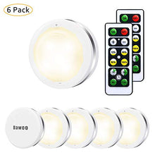 Carica l'immagine nel visualizzatore di Gallery, Luci Armadio Luce Notturna Lampada LED Bawoo 6PCS Bianco Caldo - Ilgrandebazar