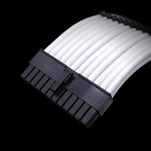 Carica l'immagine nel visualizzatore di Gallery, EZDIY-FAB Kit Cavo di Prolunga PCI-E 24Pin / 500mm/19.68in, Weiss- with combs - Ilgrandebazar