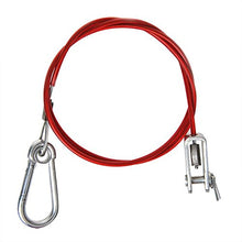 Carica l'immagine nel visualizzatore di Gallery, Cavo di sicurezza a strappo per freno rimorchio, rosso, 1000 mm, con... - Ilgrandebazar