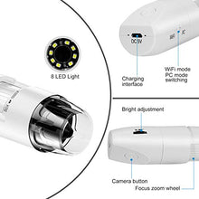 Carica l'immagine nel visualizzatore di Gallery, Microscopio Digitale WiFi USB Tascabile HD 1080P con...