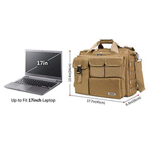 Carica l'immagine nel visualizzatore di Gallery, Lifewit Borsa per Laptop da 17" Valigetta 17,3 pollici, Marrone