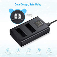 Carica l'immagine nel visualizzatore di Gallery, Powerextra - Set di 2 batterie sostitutive BLS-50 e caricabatterie doppio...