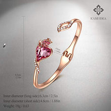 Carica l'immagine nel visualizzatore di Gallery, Kami Idea Bracciale, Incontri Rosa, Placcato in Oro Bracciali Per Donne - Ilgrandebazar