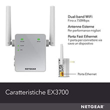 Carica l'immagine nel visualizzatore di Gallery, Netgear EX3700-100PES Ripetitore Wifi 750 Mbps, Extender e Access Point...