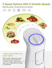 Carica l'immagine nel visualizzatore di Gallery, homgeek Frullatore ad Immersione 1000W, 5 in 1 Frusta, Mixer a...