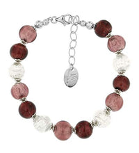 Carica l'immagine nel visualizzatore di Gallery, Venetiaurum - Bracciale Donna Con Perle In Vetro Originale Di Murano E...