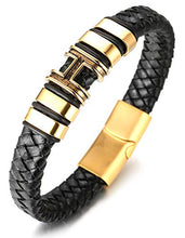 Carica l'immagine nel visualizzatore di Gallery, Halukakah Bambini ● Onore Junior ● Bracciale Ragazzo Maschio Vera Pelle... - Ilgrandebazar
