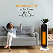 Carica l'immagine nel visualizzatore di Gallery, Termoventilatore Ceramica con Telecomando, PTC Riscaldatore Elettrico... - Ilgrandebazar