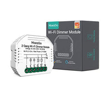 Carica l'immagine nel visualizzatore di Gallery, MoesGo Mini 2 Gang Modulo smart WiFi fai da te per interruttori, modello...