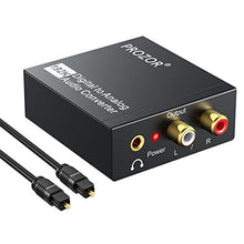 Carica l'immagine nel visualizzatore di Gallery, PROZOR 192Khz DAC Convertitore Audio Digitale ad Analogico con Cavo