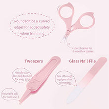 Carica l'immagine nel visualizzatore di Gallery, Set Manicure per Neonato, Kit Unghie Neonati 4-in-1 Baby, con rosa - Ilgrandebazar