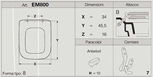 Carica l'immagine nel visualizzatore di Gallery, Sì Ideal Standard Conca Sedile Copriwater Dedicato, Bianco - Ilgrandebazar