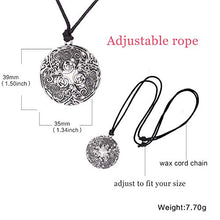 Carica l'immagine nel visualizzatore di Gallery, Dawapara - Collana unisex, con ciondolo celtico vintage, stile Antique Silver